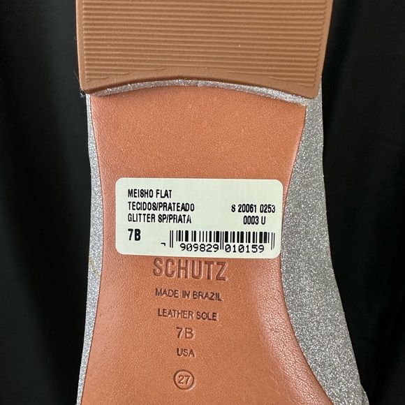 Schultz Silver Glitter Sparkle Pointed Toe Flats Woman’s US 7B New i… - Picture 7 of 8